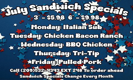 Sandwich Offer